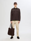 SELECTED HOMME Leichtes Overshirt Chocolate Torte