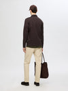 SELECTED HOMME Leichtes Overshirt Chocolate Torte