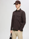 SELECTED HOMME Leichtes Overshirt Chocolate Torte