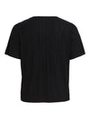 VILA Plissee Shirt Black Beauty