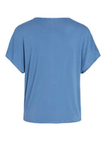 VILA V Neck Blusenshirt Coronet Blue