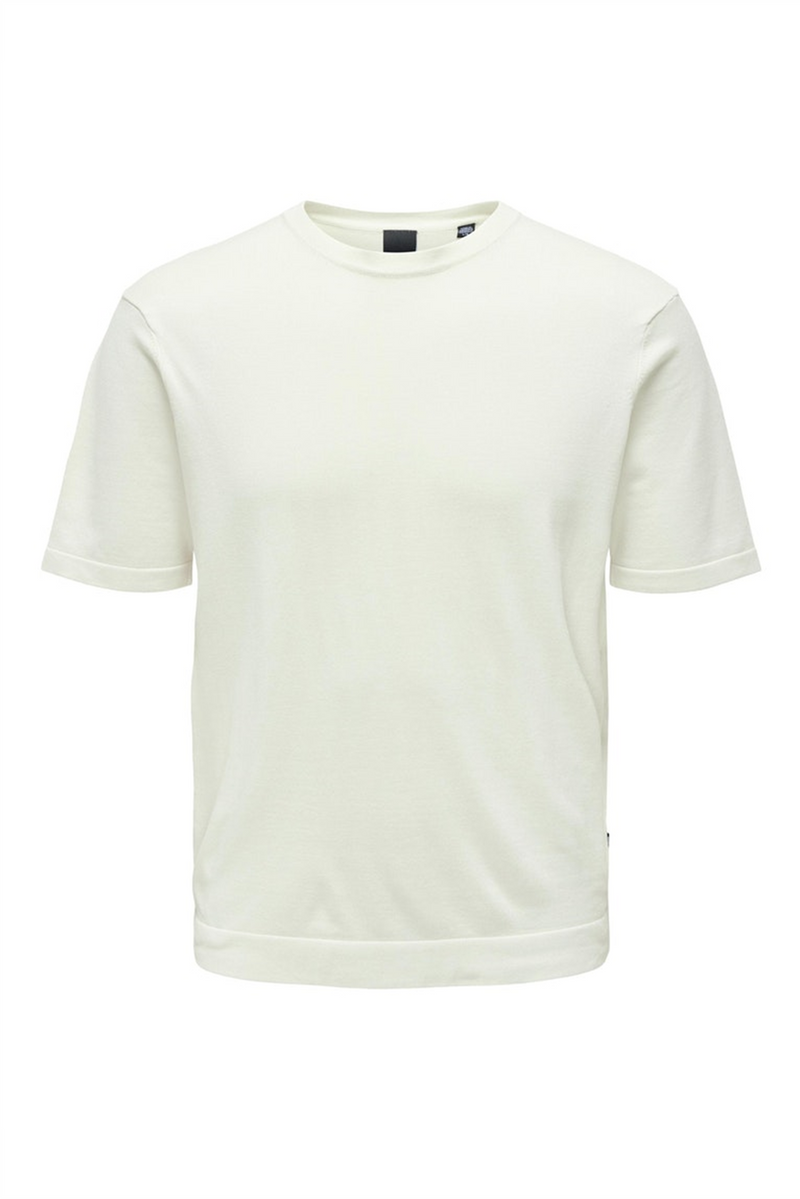 ONLY & SONS Strick T-Shirt Star White