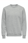 ONLY & SONS Sweatshirt Light Grey Melange