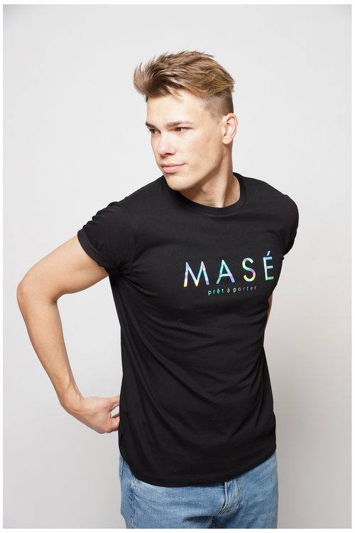 MASÉ T-Shirt Black Holographic