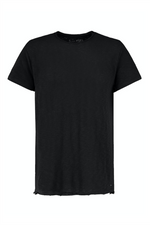 SUBLEVEL Strick T-Shirt Black