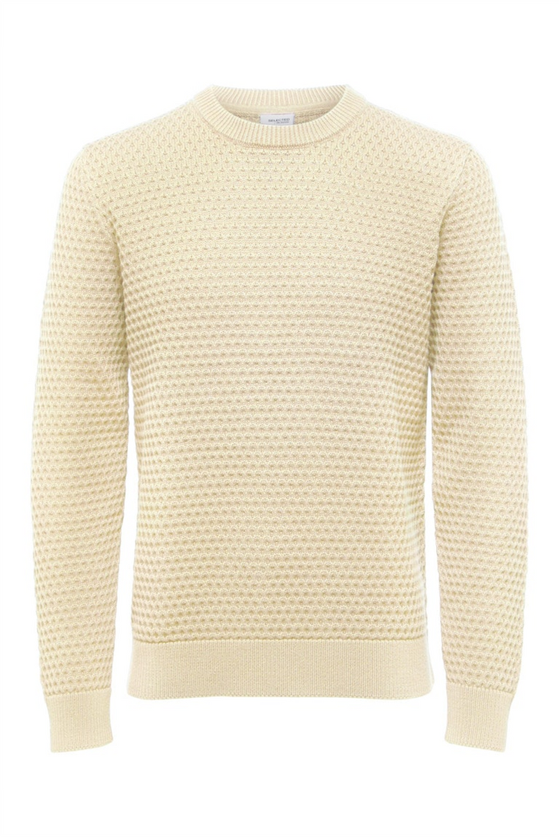 SELECTED HOMME Pullover Cloud Cream