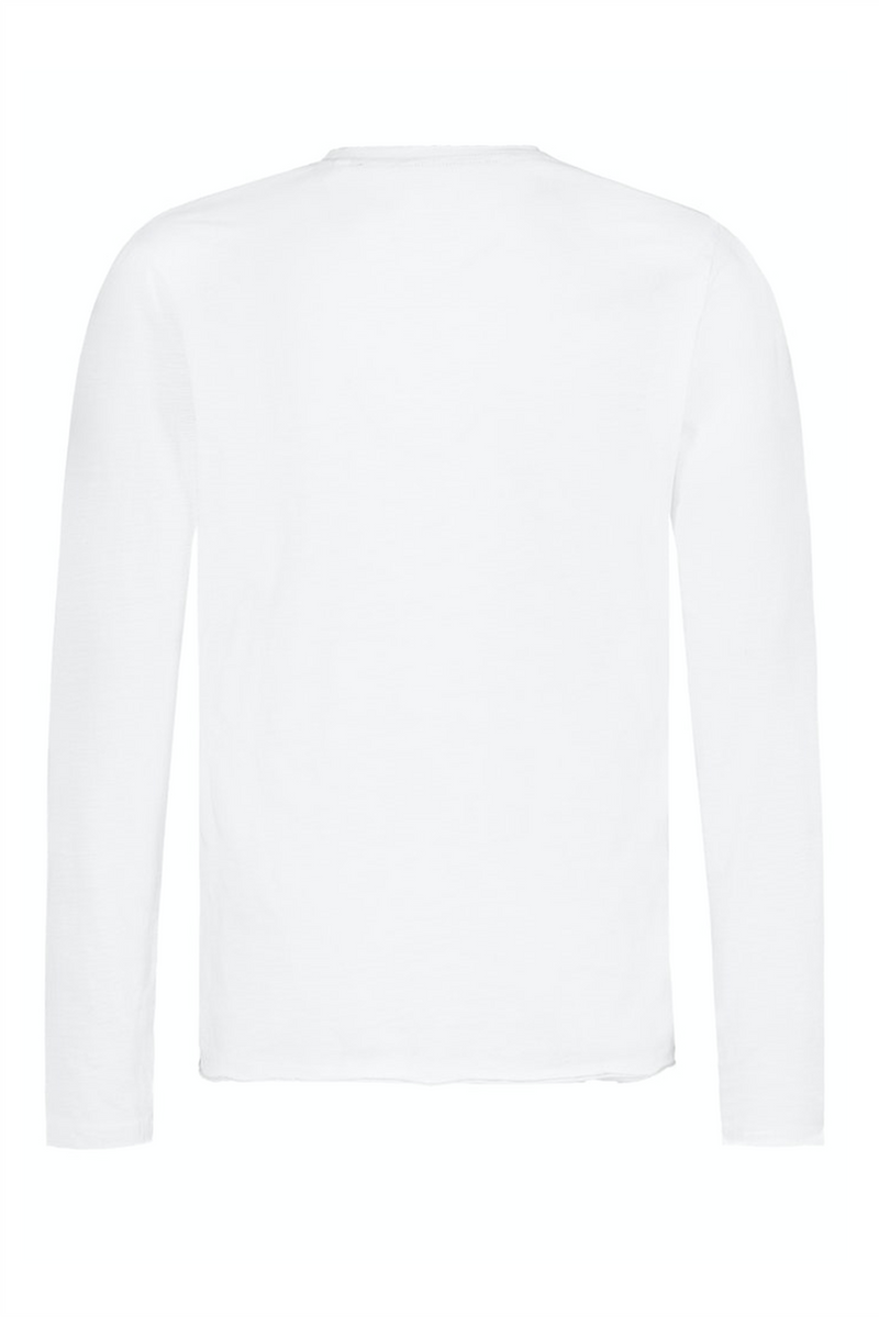 SUBLEVEL T-Shirt Langarm White