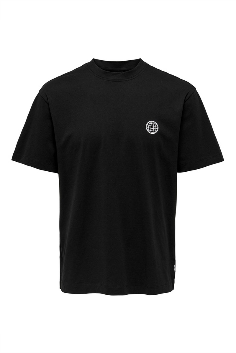 ONLY & SONS Backprint T-Shirt Black