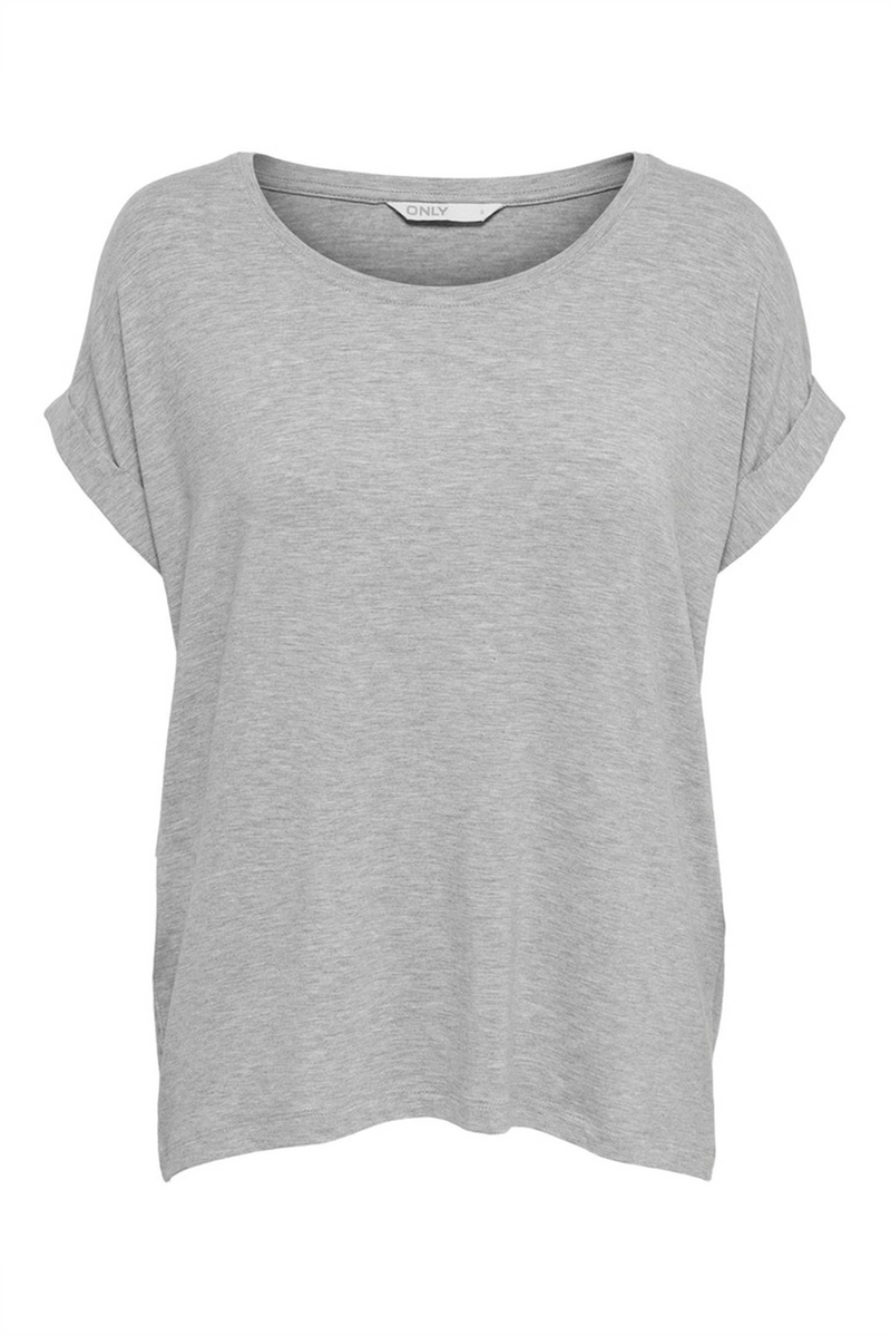 ONLY T-Shirt Light Grey Melange
