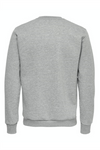 ONLY & SONS Sweatshirt Light Grey Melange
