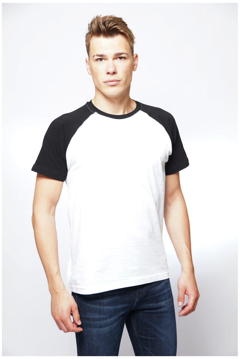 ROHBAU T-Shirt White Blk 10-BY007-0002