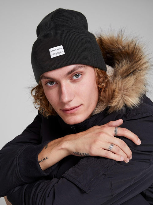 JACK & JONES Mütze Black - Rohbau