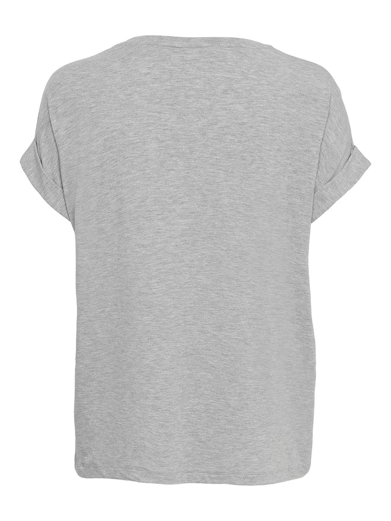 ONLY T-Shirt Light Grey Melange