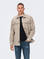 ONLY & SONS Overshirt Chinchilla