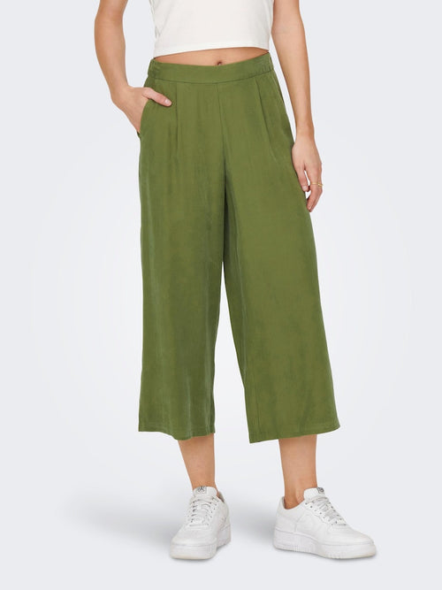 ONLY Culotte Pant Olive Branch