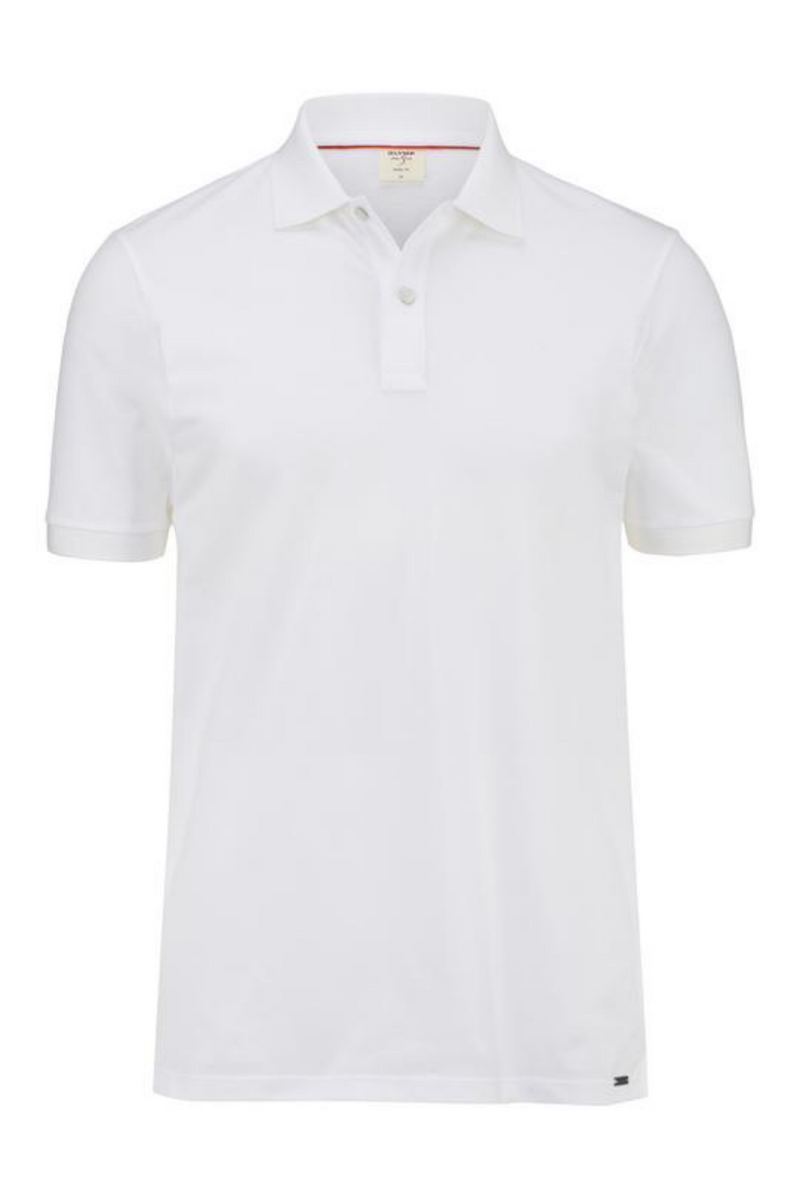 OLYMP Poloshirt Level 5 body fit Weiss