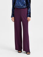 SELECTED FEMME Wide Pant Stoffhose Potent Purple