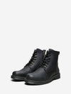 SELECTED HOMME Leder Boots Black