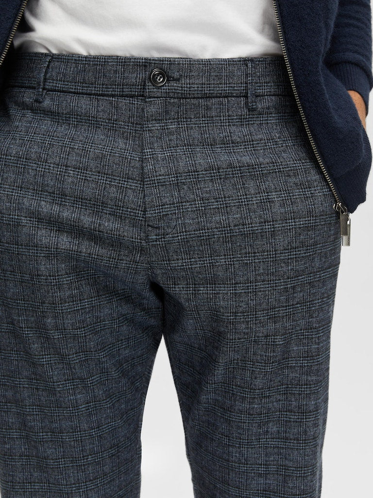 SELECTED HOMME Stoffhose China Blue Check