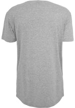 URBAN CLASSICS Shaped Long T-Shirt Grey