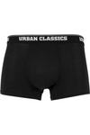 URBAN CLASSICS Boxershorts 2er Pack Black